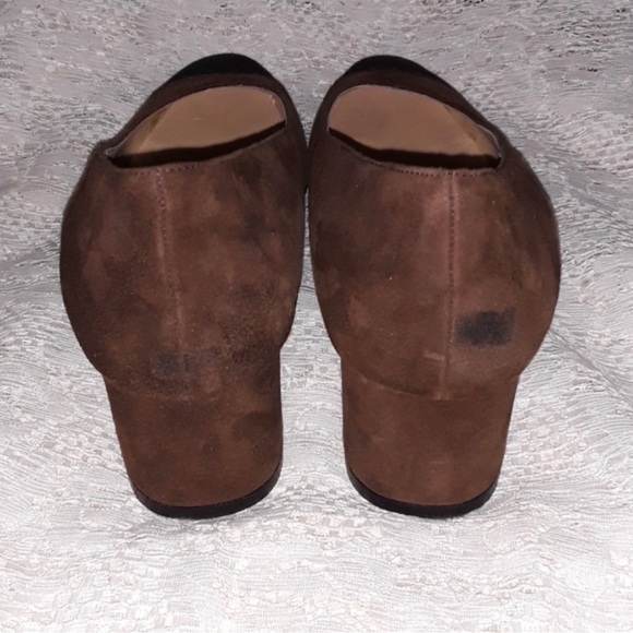 Brown & Black Van Eli pumps. Size 8 - Picture 5 of 5